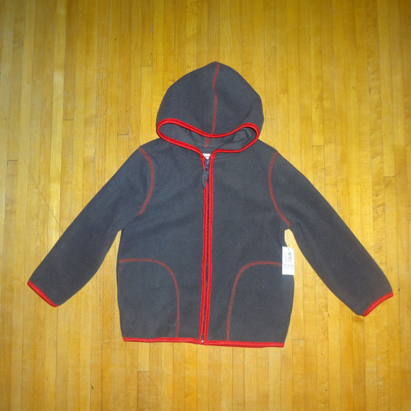 Old Navy Other - Old Navy grey red fleece zip up hoodie sweatshirt Old Navy Other - Old Navy grey red fleece zip up hoodie sweatshirt